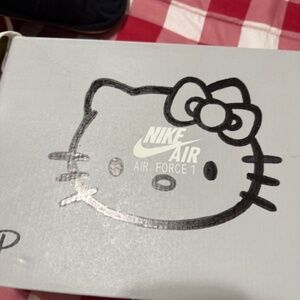 Custom NIKE Hello Kitty size 7 kids Air Force 1